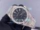 JF Factory Audemars Piguet Royal Oak Frosted Replica Watch 41mm SS Black Dial (2)_th.jpg